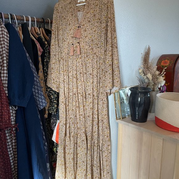 *RARE* Doen Prem Dress in Jaipur Mustard - Picture 3 of 5